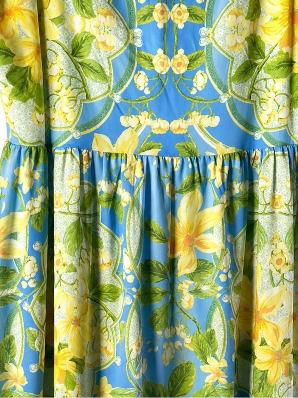 Flying Tomato GOLDEN HOUR BLOOM WOVEN MAXI DRESS - Picture 5 of 12